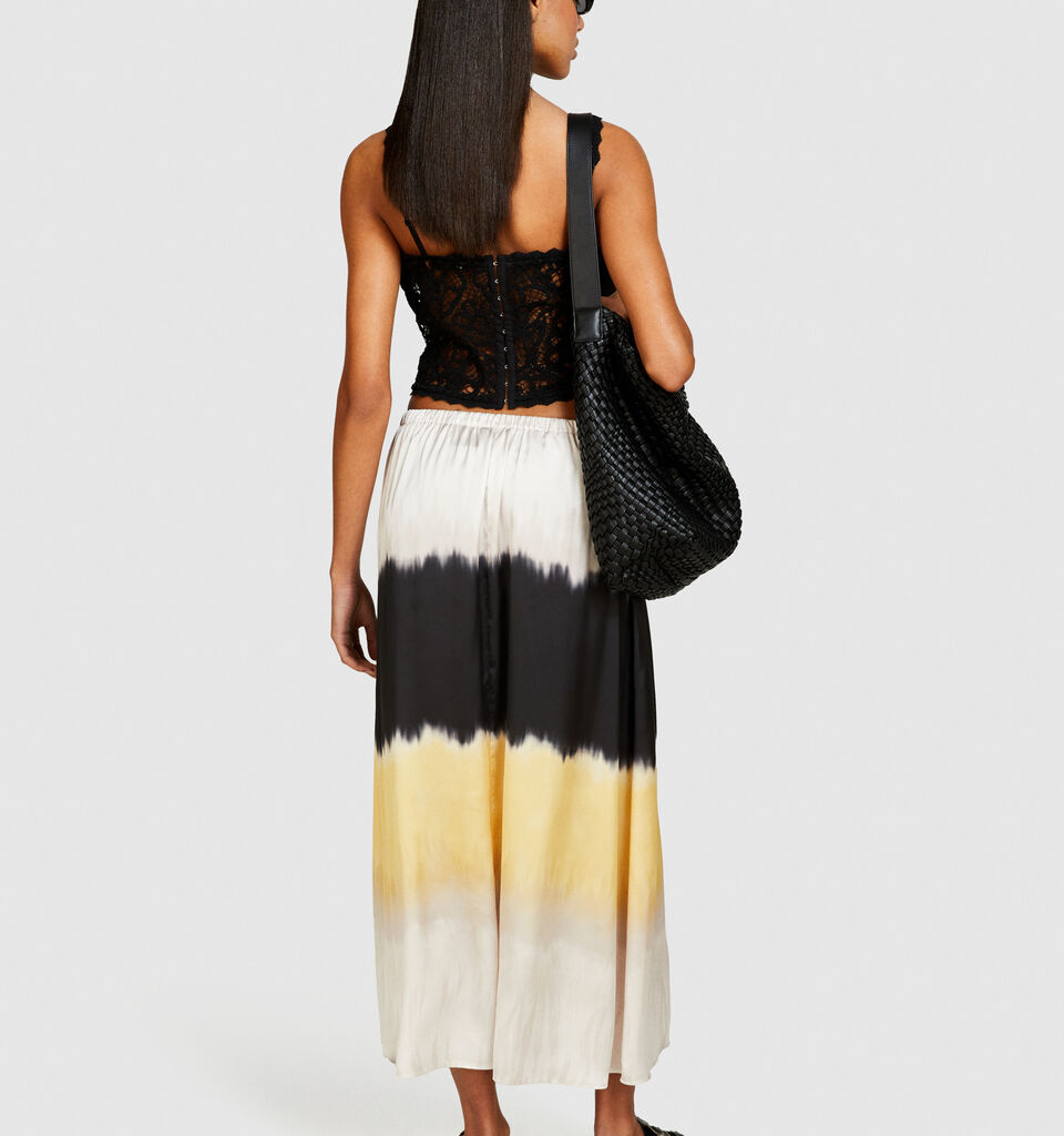 Printed maxi skirt - women's long skirts - Multi-color | Sisley image number 3